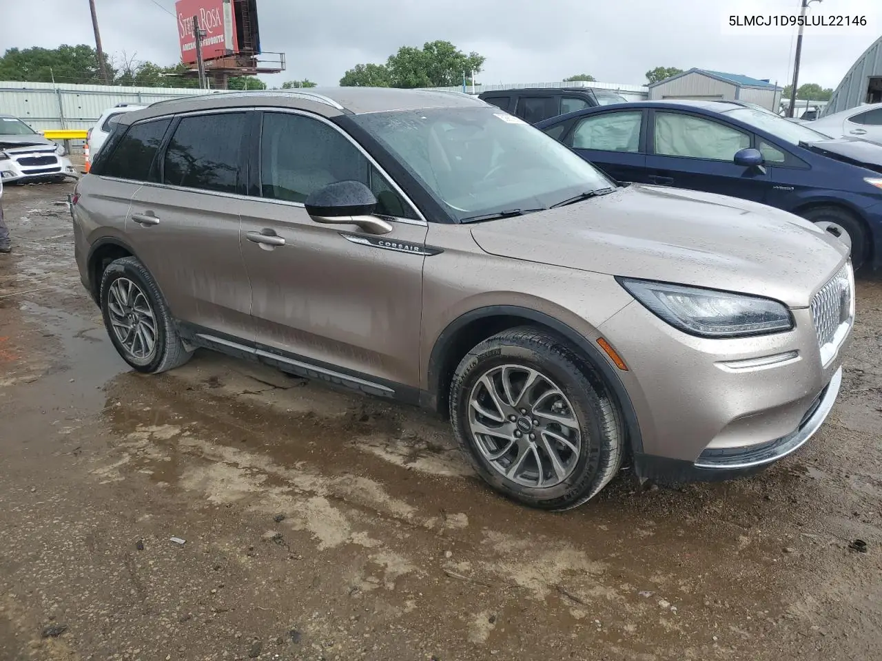2020 Lincoln Corsair VIN: 5LMCJ1D95LUL22146 Lot: 59967355