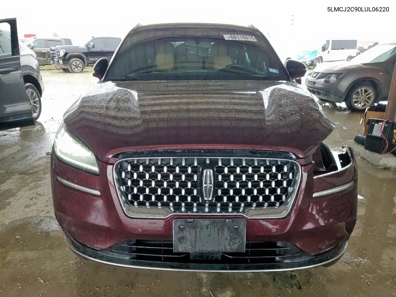 2020 Lincoln Corsair Reserve VIN: 5LMCJ2C90LUL06220 Lot: 60118015