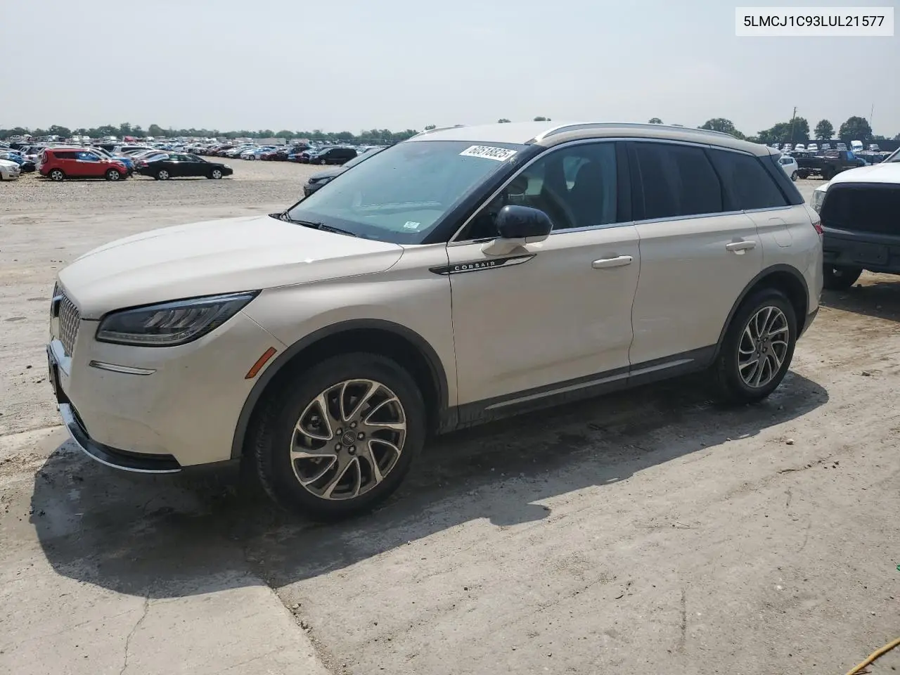 2020 Lincoln Corsair VIN: 5LMCJ1C93LUL21577 Lot: 60518825