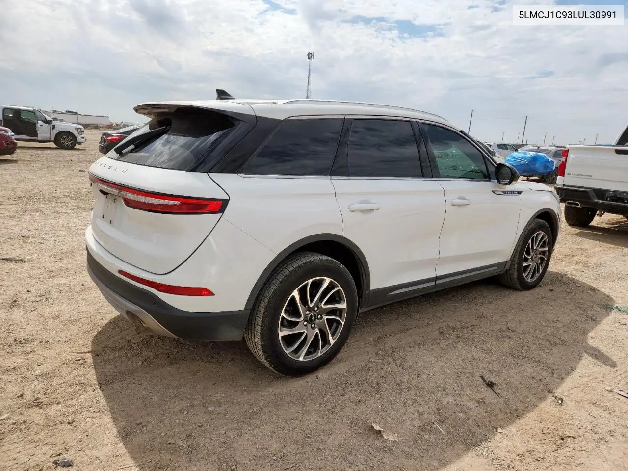 2020 Lincoln Corsair VIN: 5LMCJ1C93LUL30991 Lot: 60879445