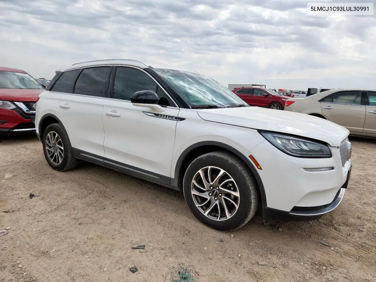 2020 Lincoln Corsair VIN: 5LMCJ1C93LUL30991 Lot: 60879445