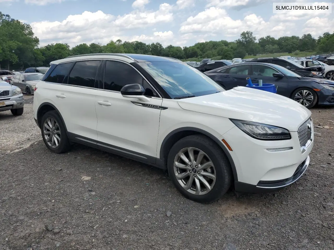 2020 Lincoln Corsair VIN: 5LMCJ1D9XLUL15404 Lot: 61348465