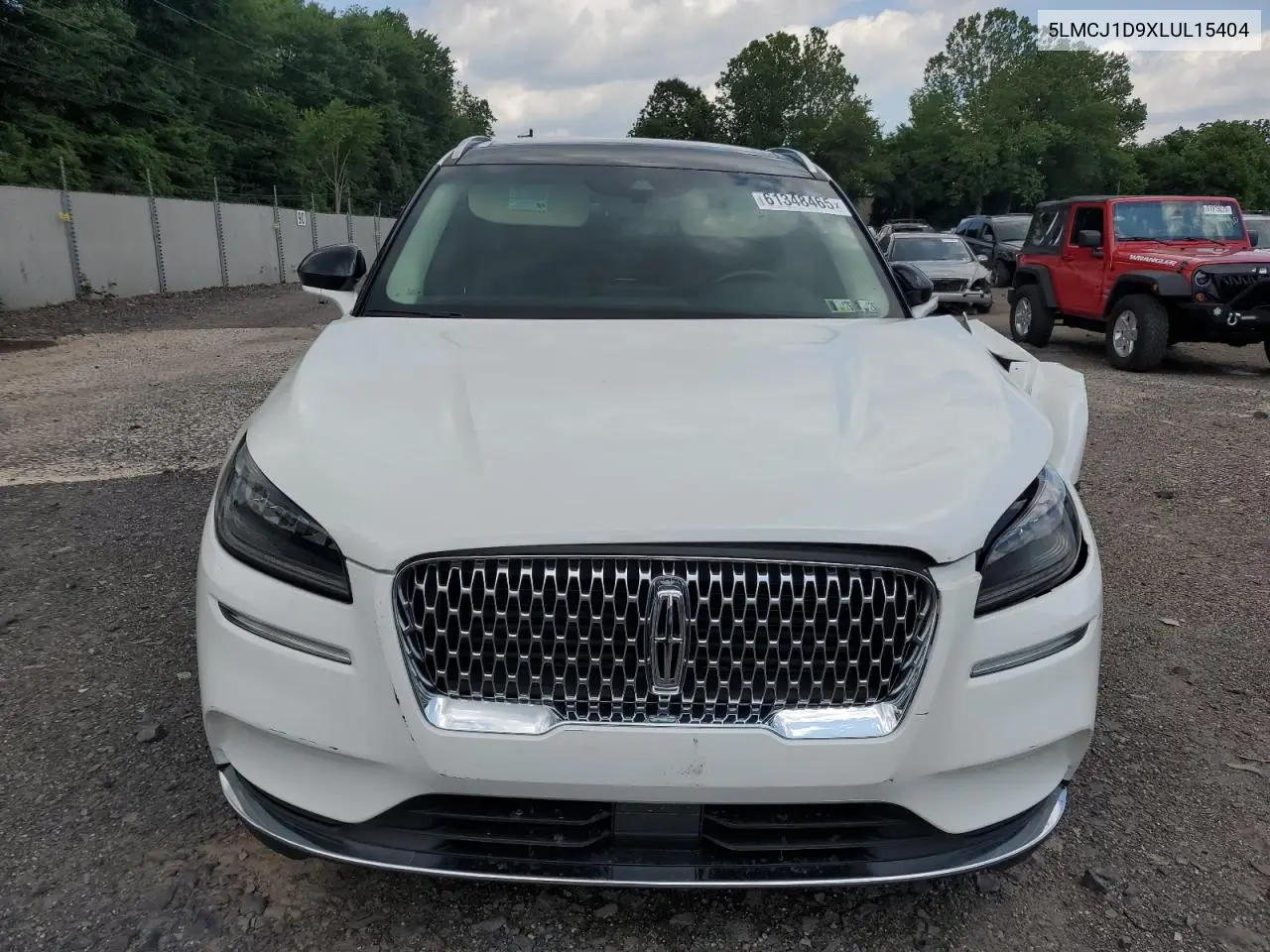 2020 Lincoln Corsair VIN: 5LMCJ1D9XLUL15404 Lot: 61348465