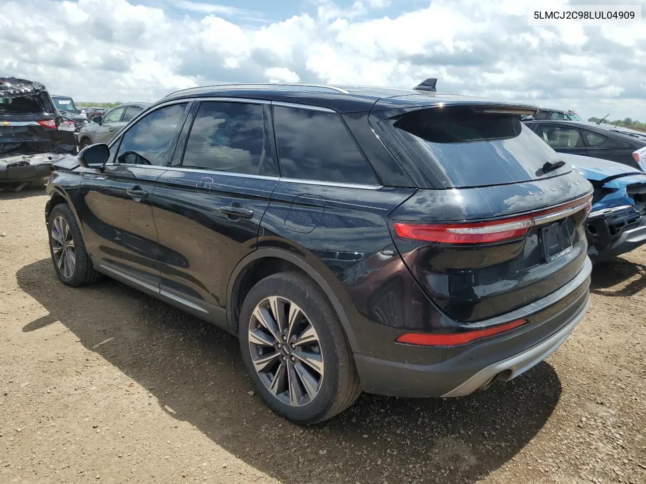 2020 Lincoln Corsair Reserve VIN: 5LMCJ2C98LUL04909 Lot: 62429415