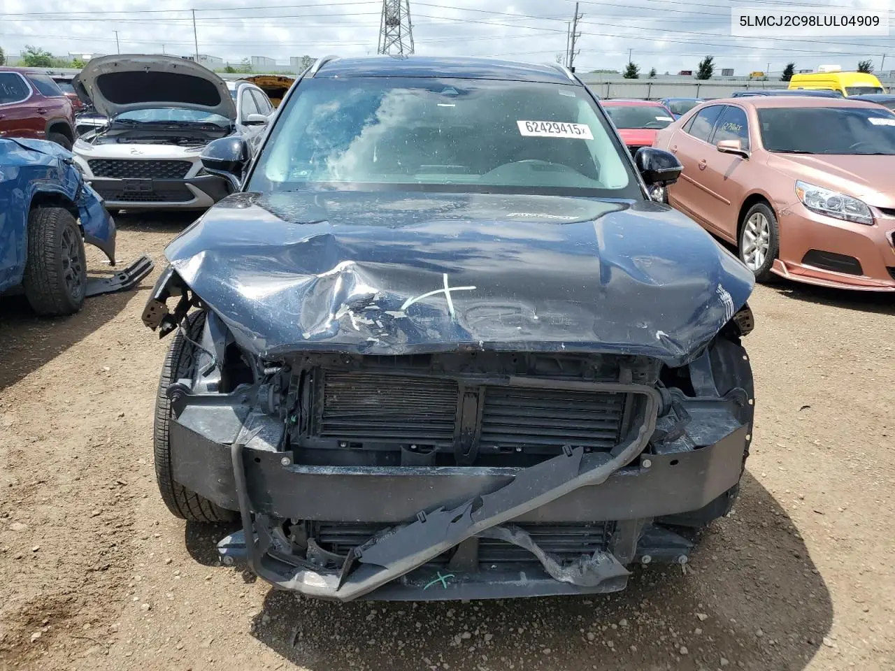 2020 Lincoln Corsair Reserve VIN: 5LMCJ2C98LUL04909 Lot: 62429415