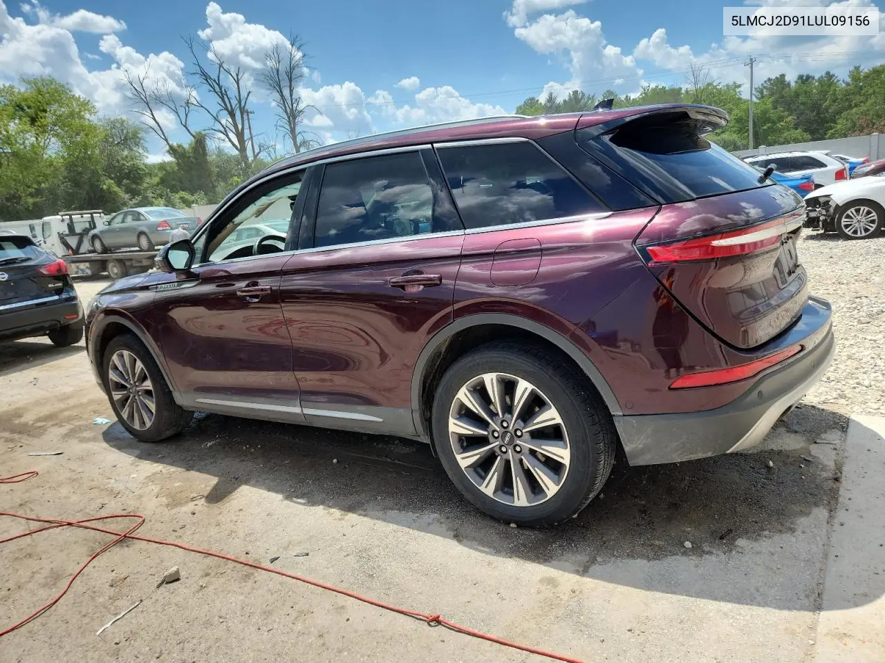 2020 Lincoln Corsair Reserve VIN: 5LMCJ2D91LUL09156 Lot: 63214385