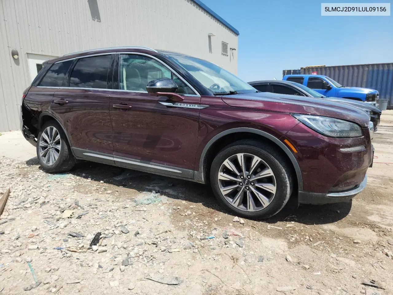 2020 Lincoln Corsair Reserve VIN: 5LMCJ2D91LUL09156 Lot: 63214385