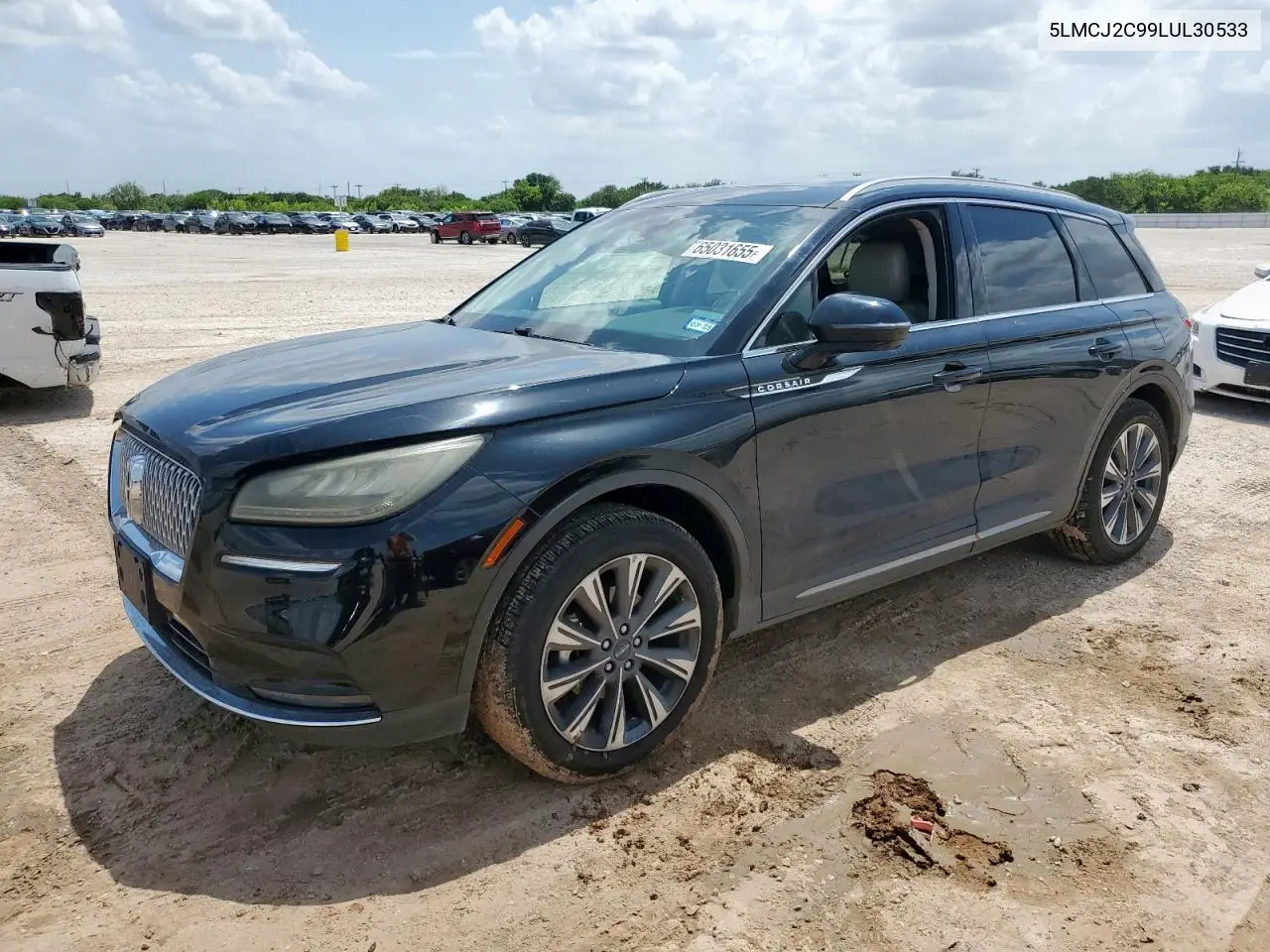 2020 Lincoln Corsair Reserve VIN: 5LMCJ2C99LUL30533 Lot: 65031655