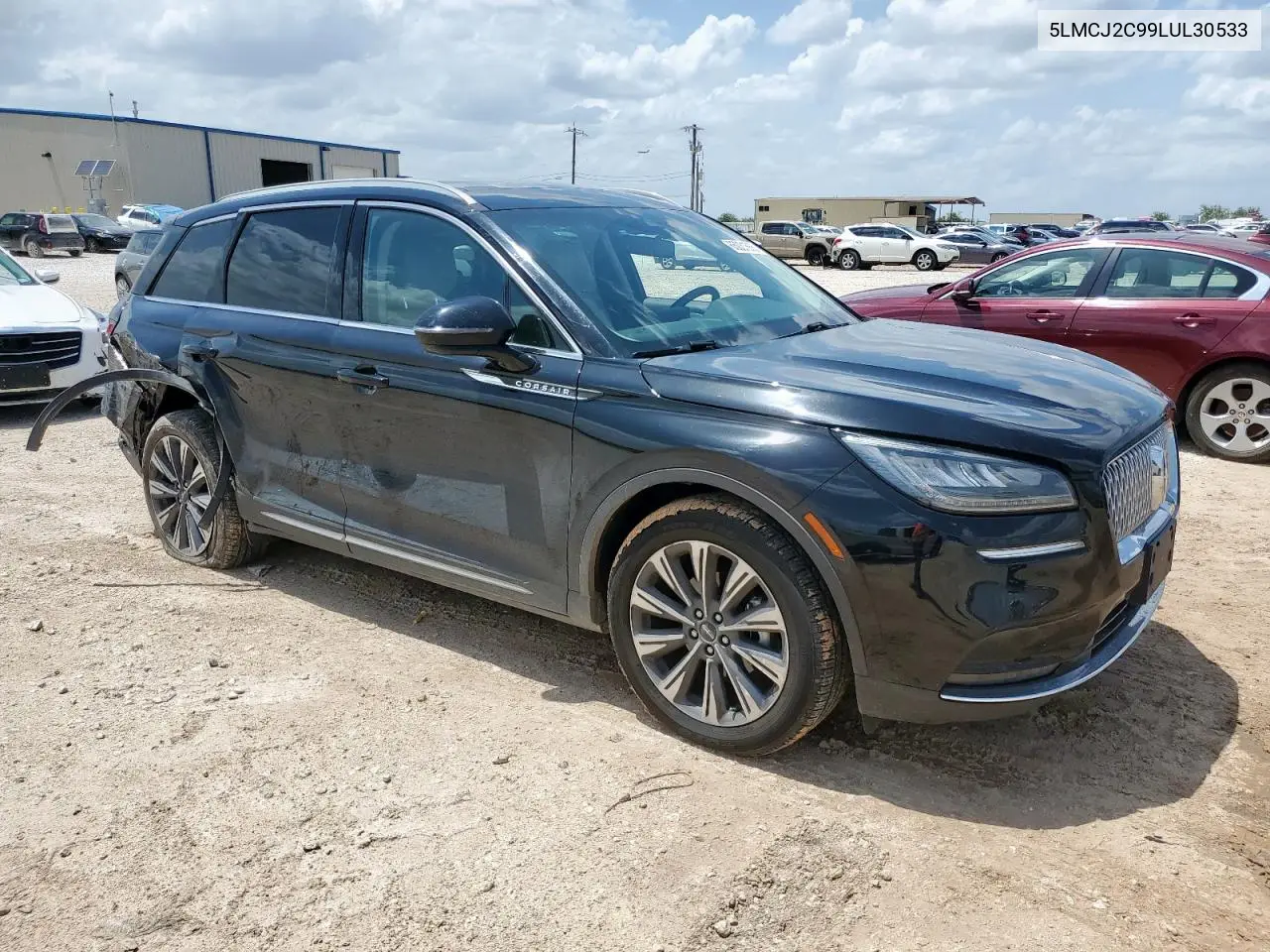 2020 Lincoln Corsair Reserve VIN: 5LMCJ2C99LUL30533 Lot: 65031655