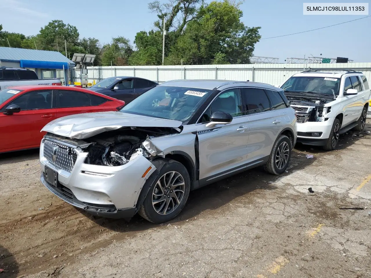 2020 Lincoln Corsair VIN: 5LMCJ1C98LUL11353 Lot: 65063455