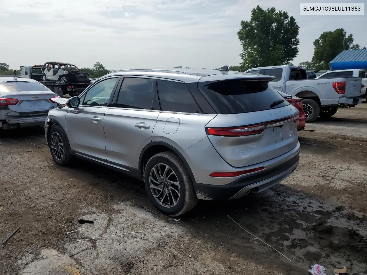 2020 Lincoln Corsair VIN: 5LMCJ1C98LUL11353 Lot: 65063455