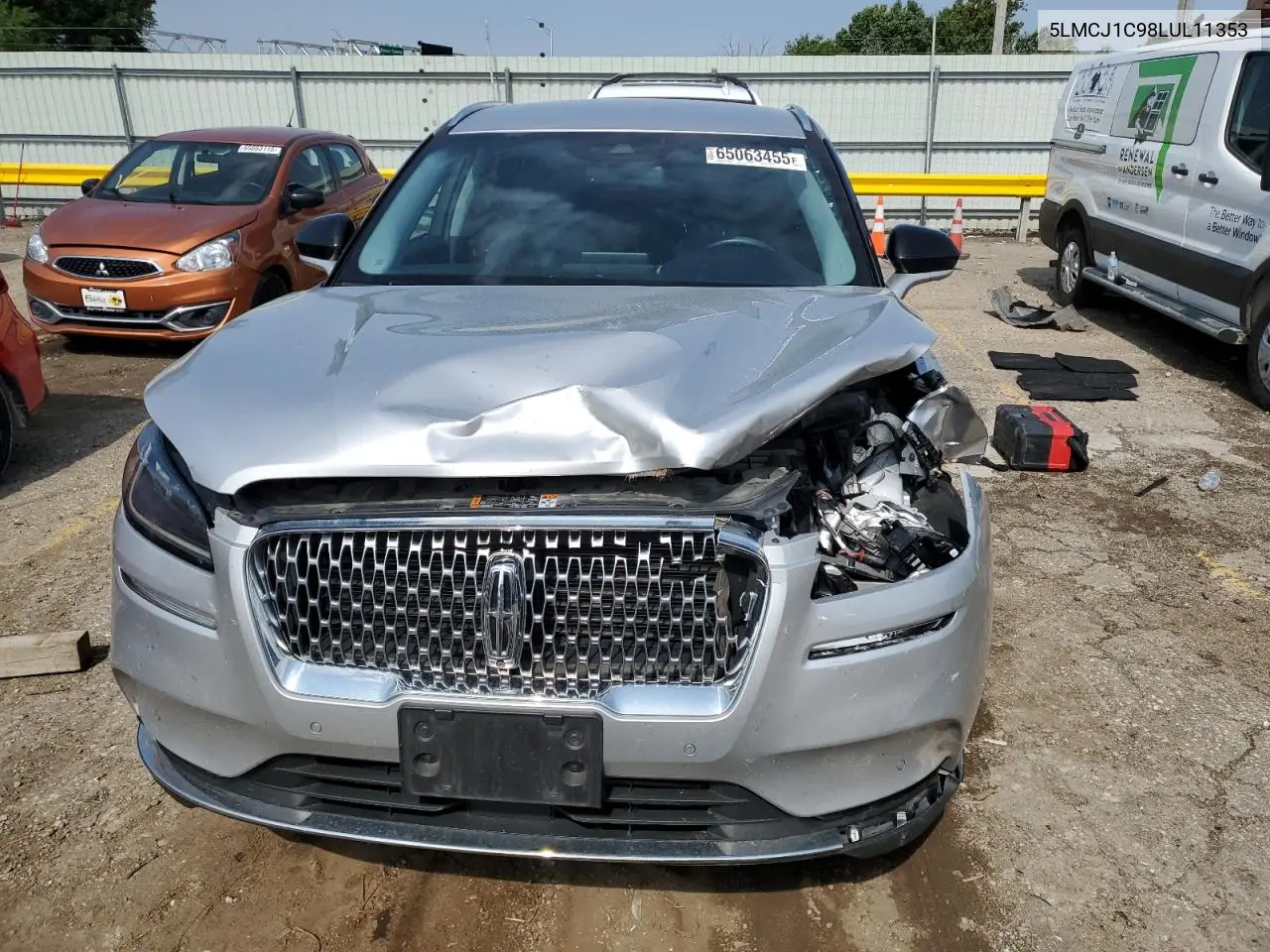 2020 Lincoln Corsair VIN: 5LMCJ1C98LUL11353 Lot: 65063455