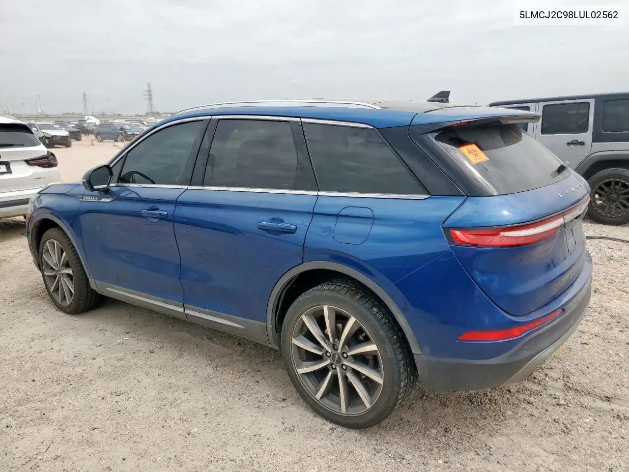 2020 Lincoln Corsair Reserve VIN: 5LMCJ2C98LUL02562 Lot: 65095005