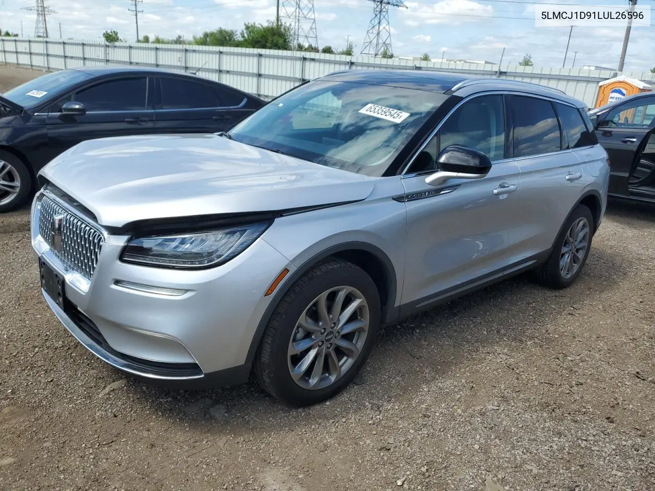 2020 Lincoln Corsair VIN: 5LMCJ1D91LUL26596 Lot: 65359545