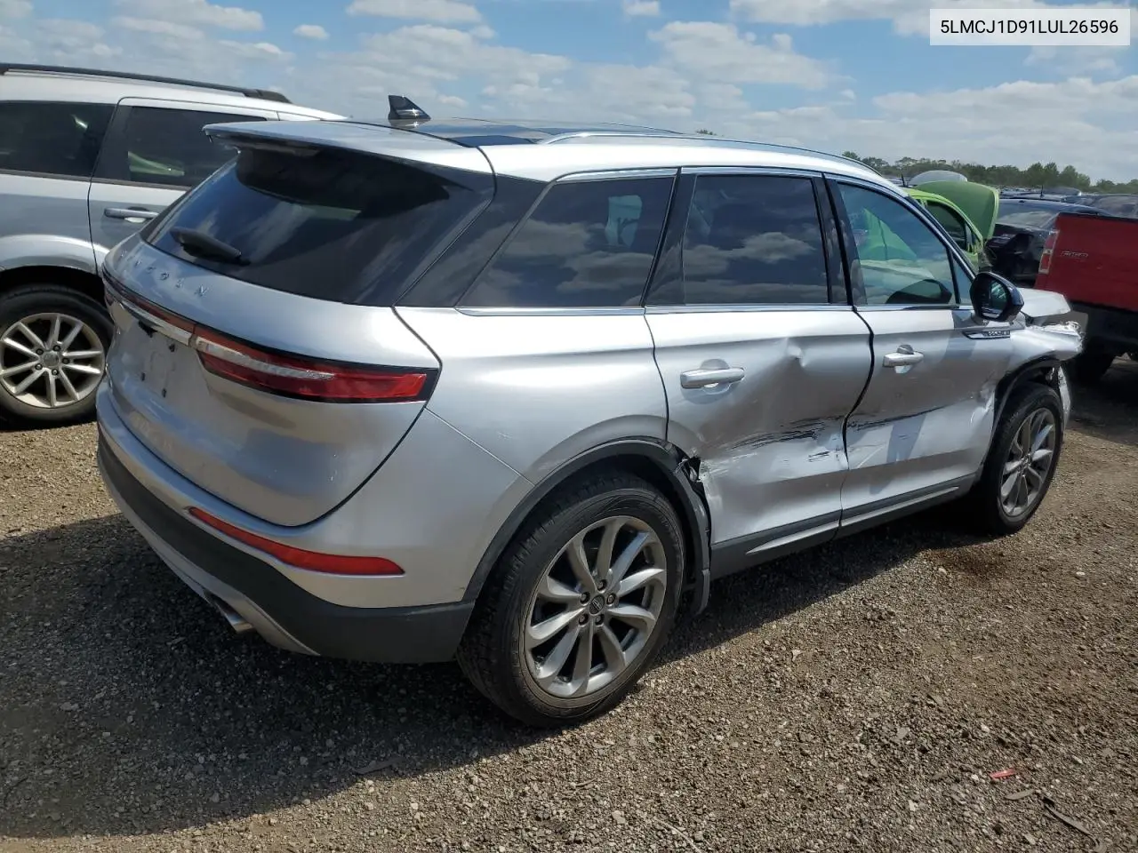 2020 Lincoln Corsair VIN: 5LMCJ1D91LUL26596 Lot: 65359545