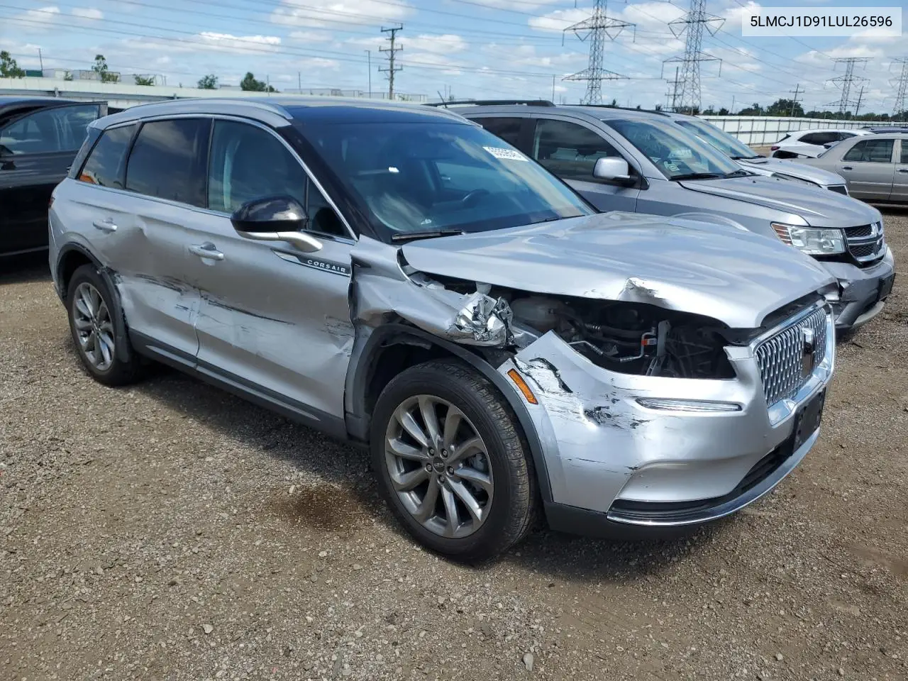 2020 Lincoln Corsair VIN: 5LMCJ1D91LUL26596 Lot: 65359545