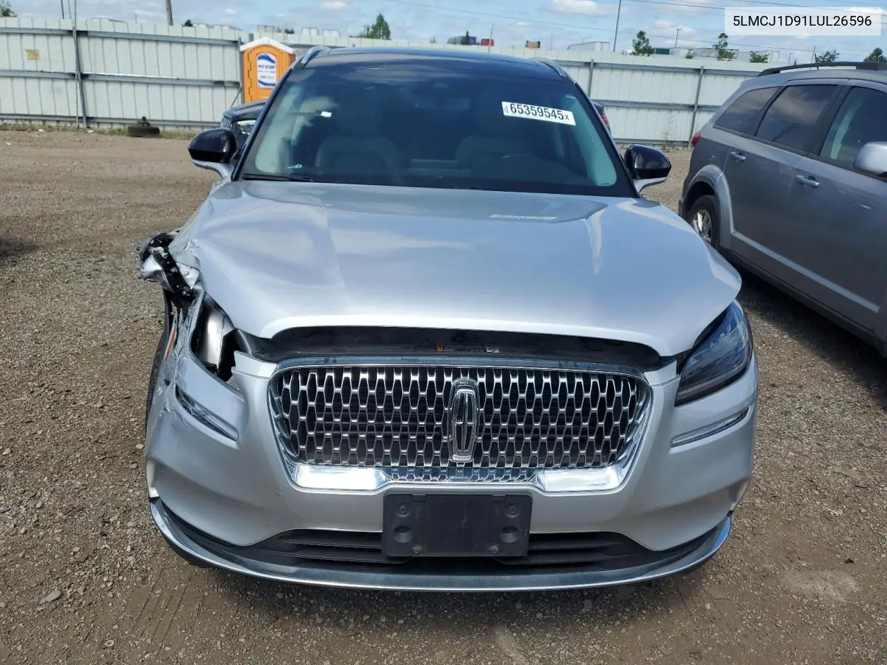 2020 Lincoln Corsair VIN: 5LMCJ1D91LUL26596 Lot: 65359545