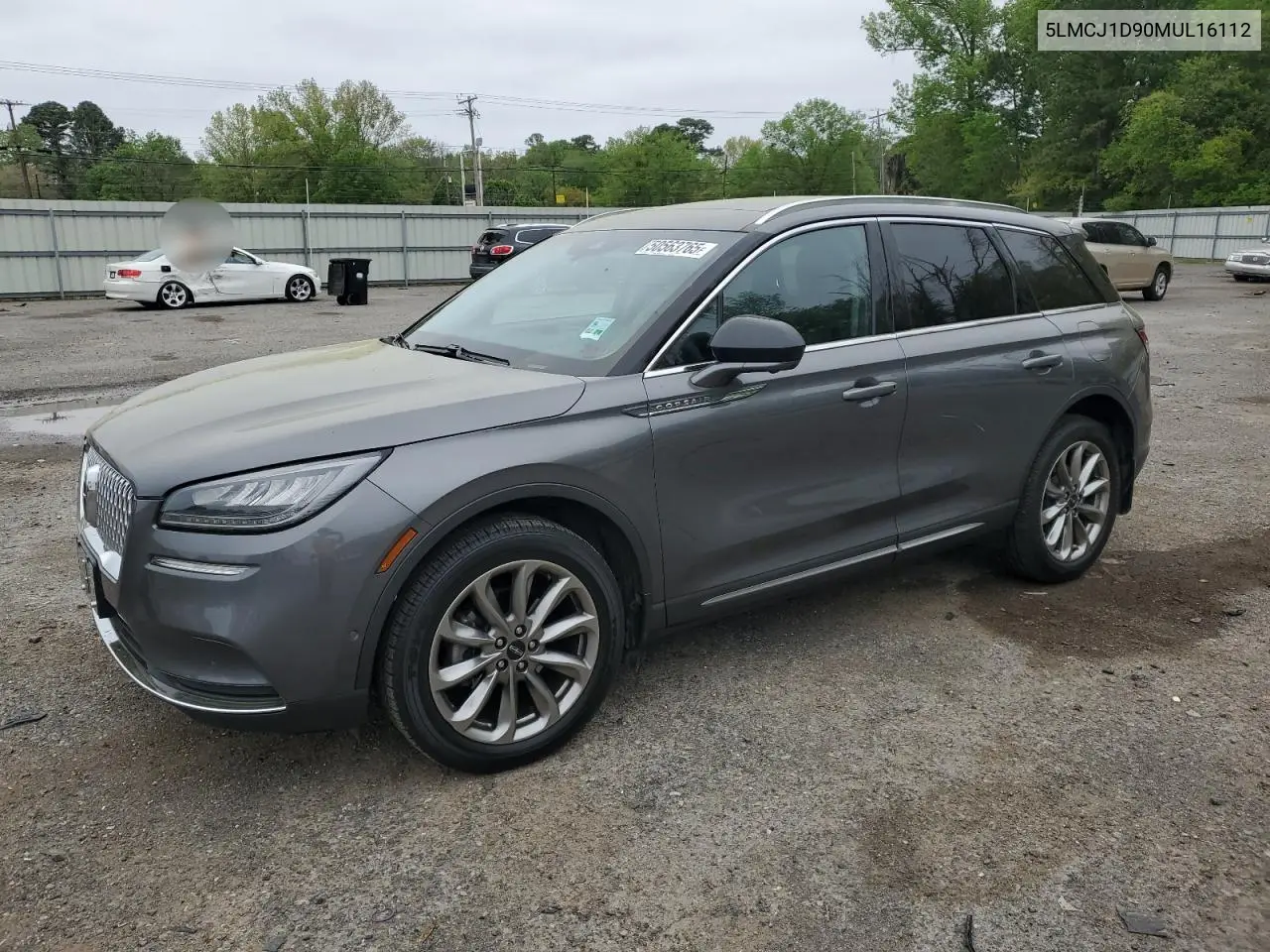 2021 Lincoln Corsair VIN: 5LMCJ1D90MUL16112 Lot: 50563765