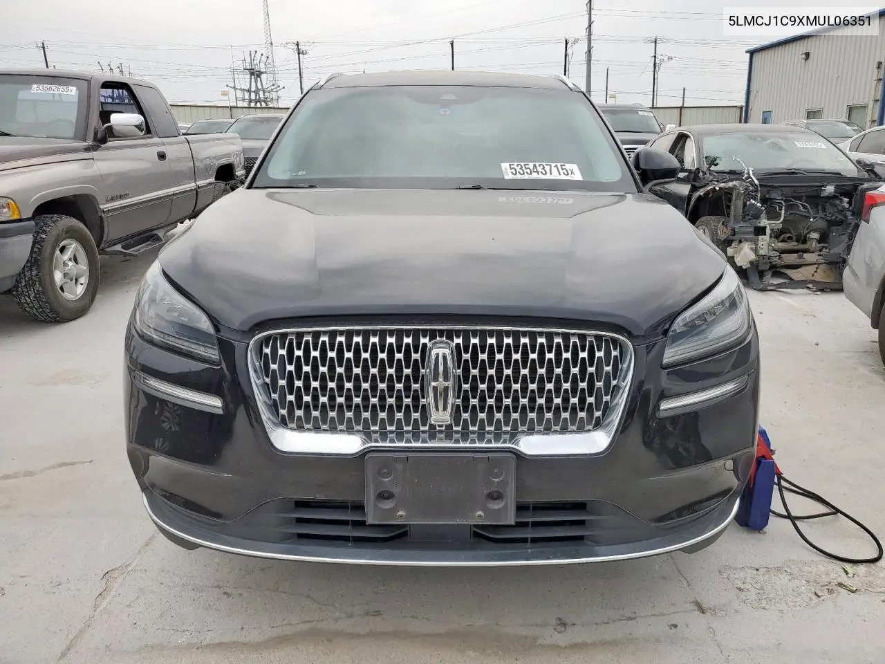 2021 Lincoln Corsair VIN: 5LMCJ1C9XMUL06351 Lot: 53543715