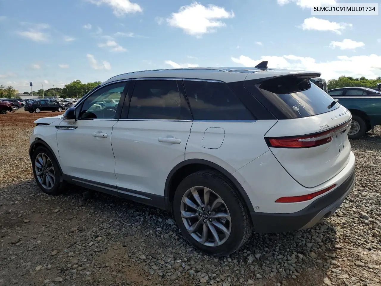 2021 Lincoln Corsair VIN: 5LMCJ1C91MUL01734 Lot: 56481645