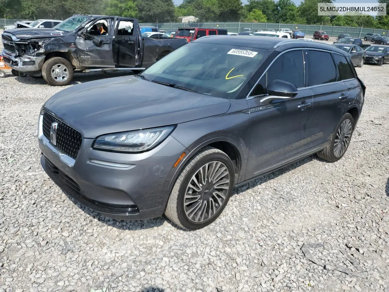 2021 Lincoln Corsair Reserve VIN: 5LMCJ2DH8MUL24052 Lot: 60555355
