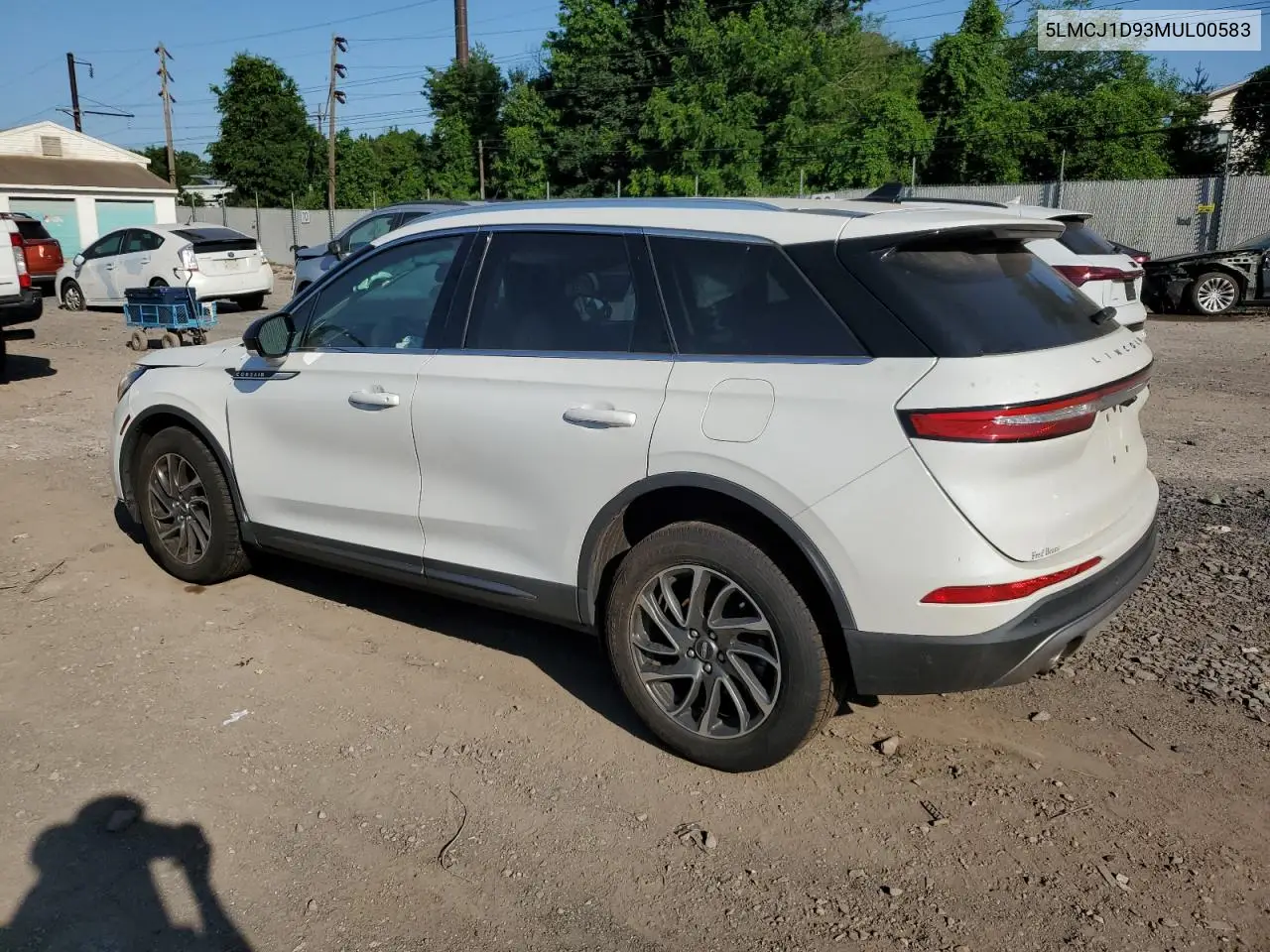 2021 Lincoln Corsair VIN: 5LMCJ1D93MUL00583 Lot: 61353165