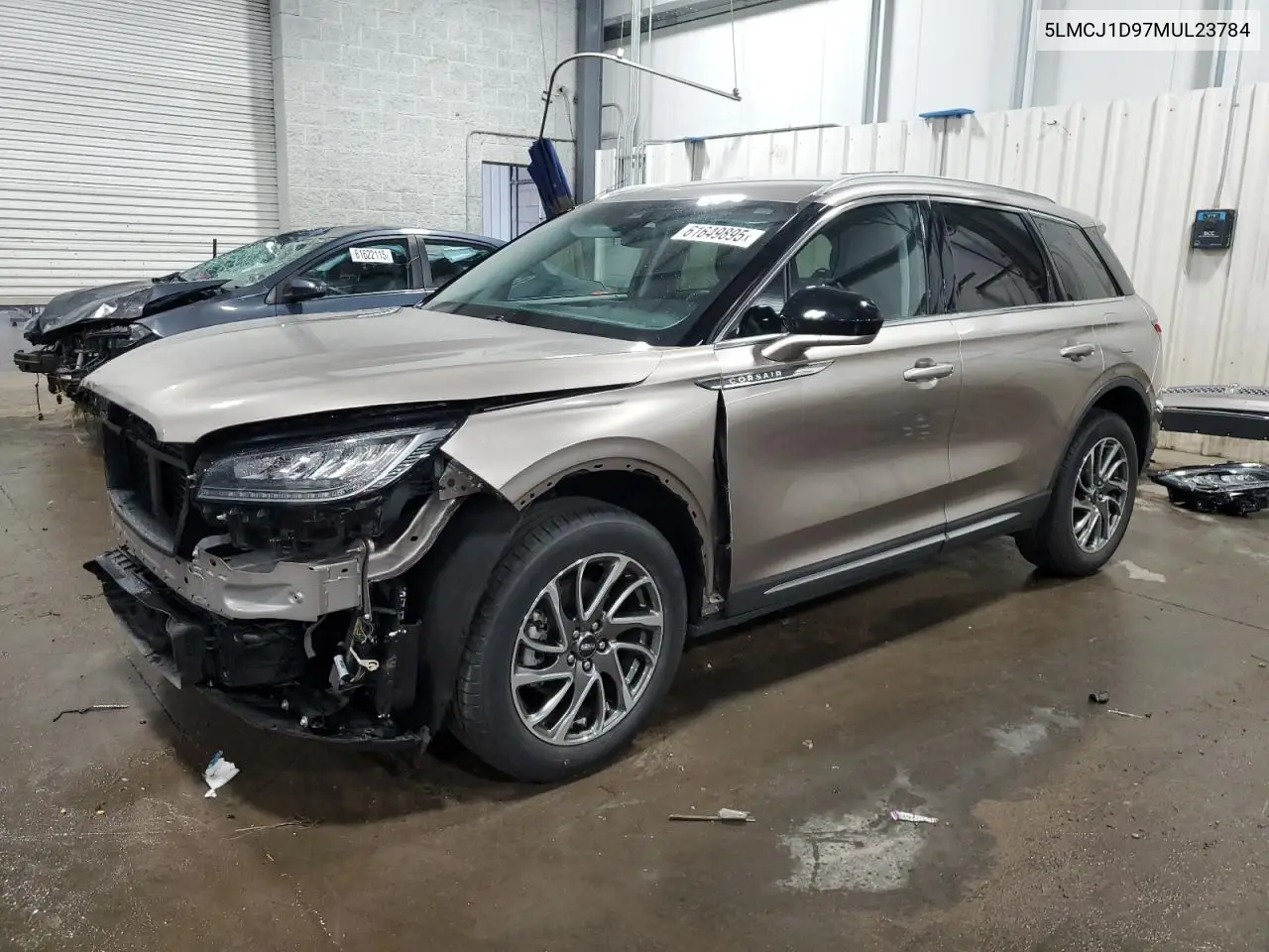 2021 Lincoln Corsair VIN: 5LMCJ1D97MUL23784 Lot: 61649895
