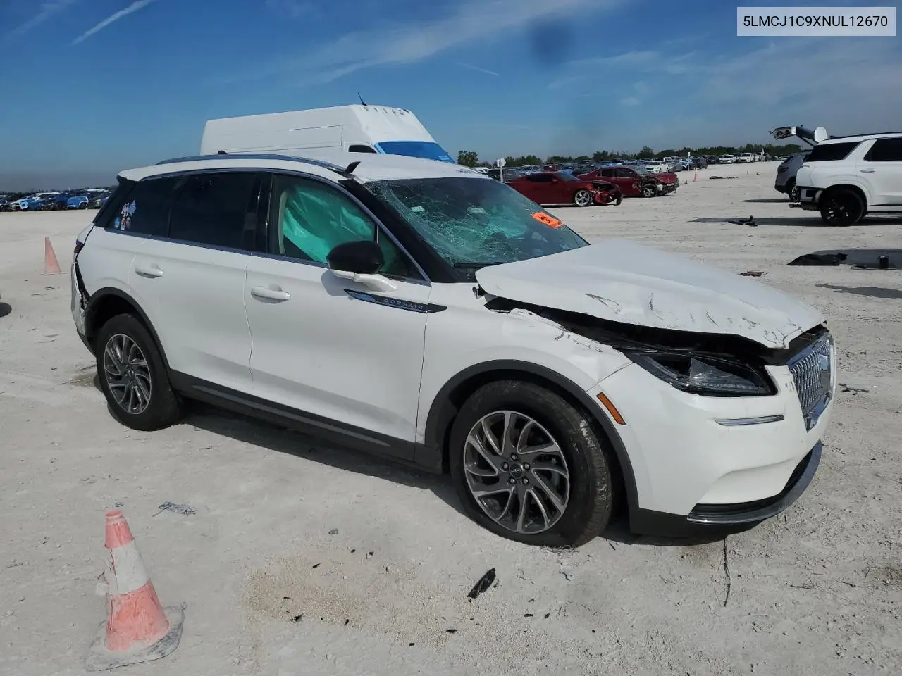 2022 Lincoln Corsair VIN: 5LMCJ1C9XNUL12670 Lot: 48330135