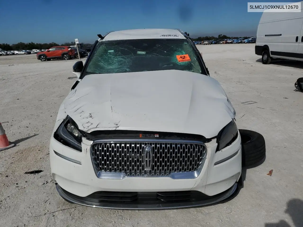 2022 Lincoln Corsair VIN: 5LMCJ1C9XNUL12670 Lot: 48330135