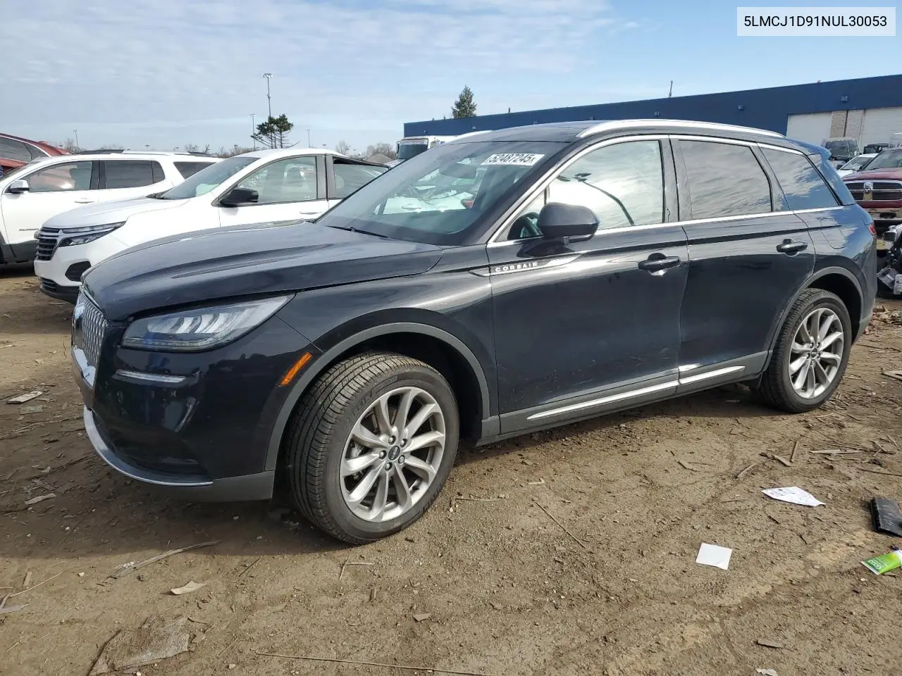 2022 Lincoln Corsair VIN: 5LMCJ1D91NUL30053 Lot: 52487245
