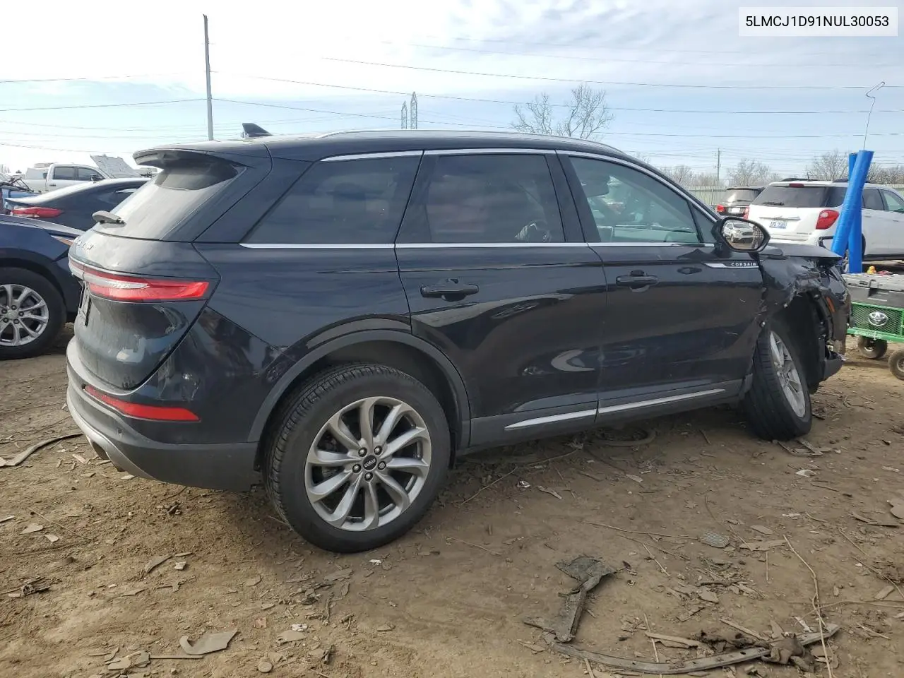 2022 Lincoln Corsair VIN: 5LMCJ1D91NUL30053 Lot: 52487245