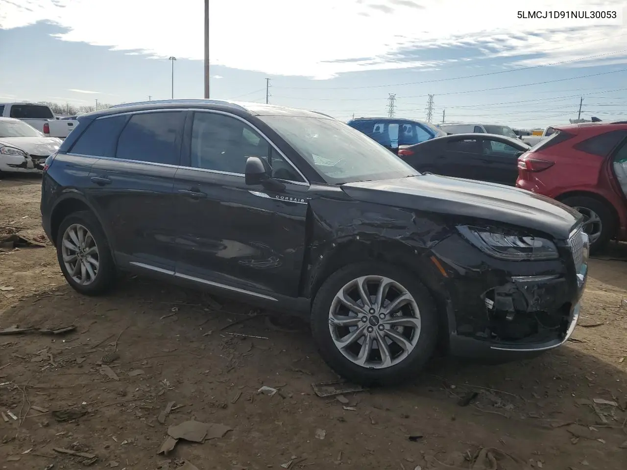 2022 Lincoln Corsair VIN: 5LMCJ1D91NUL30053 Lot: 52487245