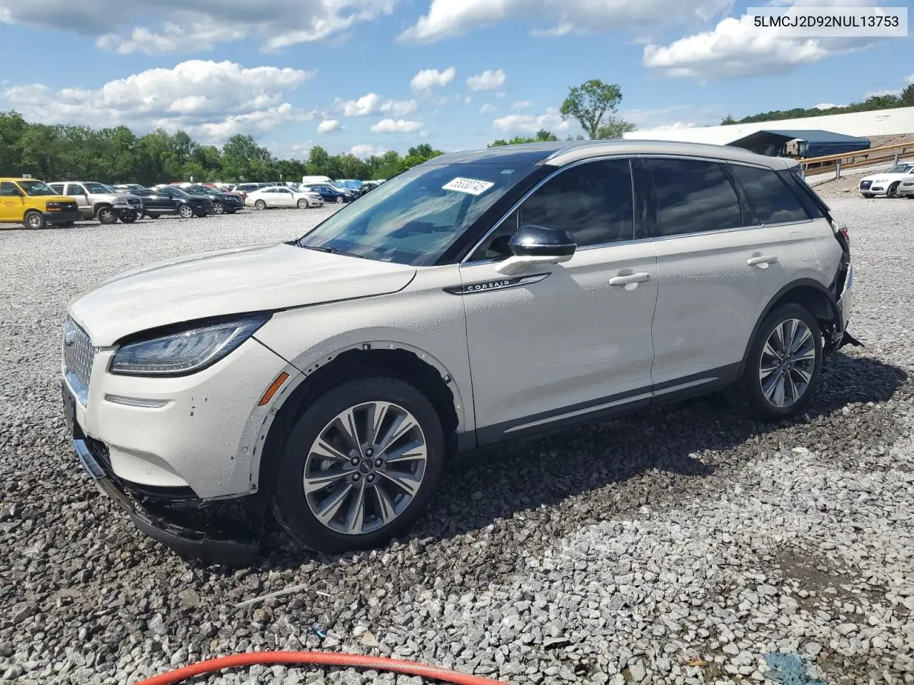 2022 Lincoln Corsair Reserve VIN: 5LMCJ2D92NUL13753 Lot: 55330745