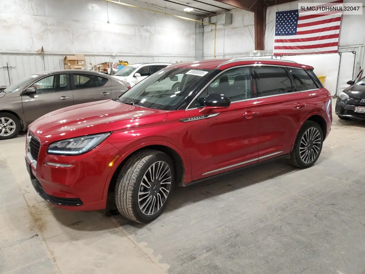 2022 Lincoln Corsair VIN: 5LMCJ1DH6NUL32047 Lot: 55800055