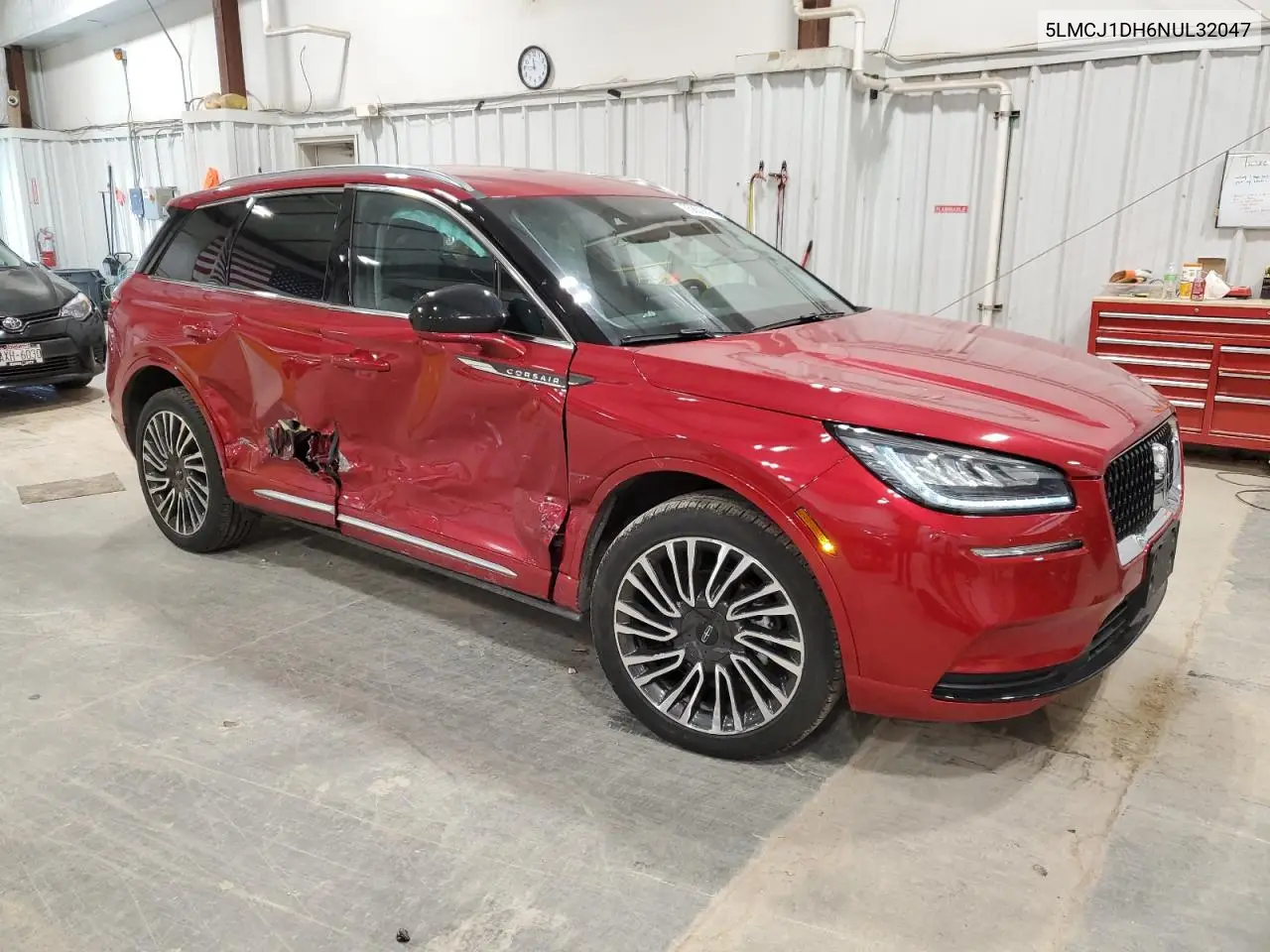 2022 Lincoln Corsair VIN: 5LMCJ1DH6NUL32047 Lot: 55800055