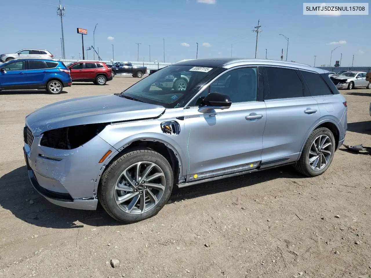 2022 Lincoln Corsair Grand Touring VIN: 5LMTJ5DZ5NUL15708 Lot: 55807115