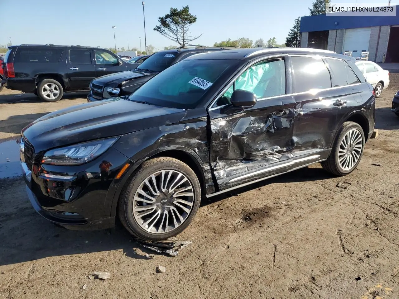 2022 Lincoln Corsair VIN: 5LMCJ1DHXNUL24873 Lot: 55948855