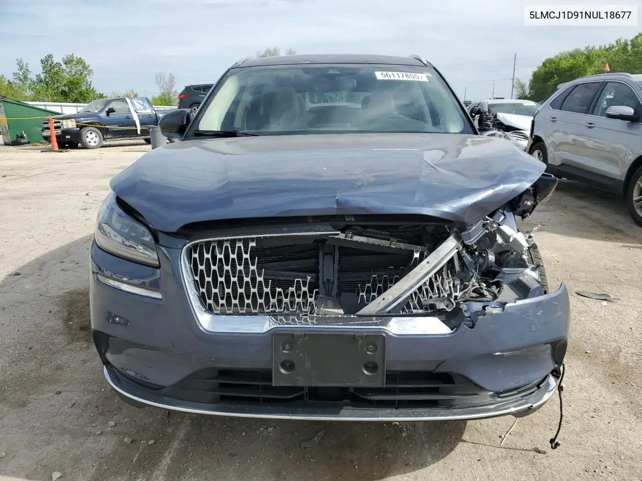 2022 Lincoln Corsair VIN: 5LMCJ1D91NUL18677 Lot: 56117855