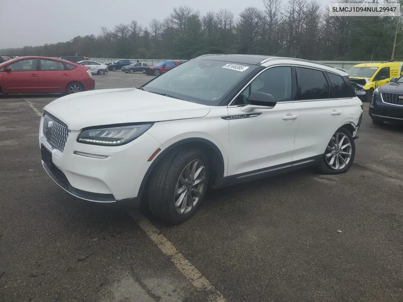2022 Lincoln Corsair VIN: 5LMCJ1D94NUL29947 Lot: 59168385