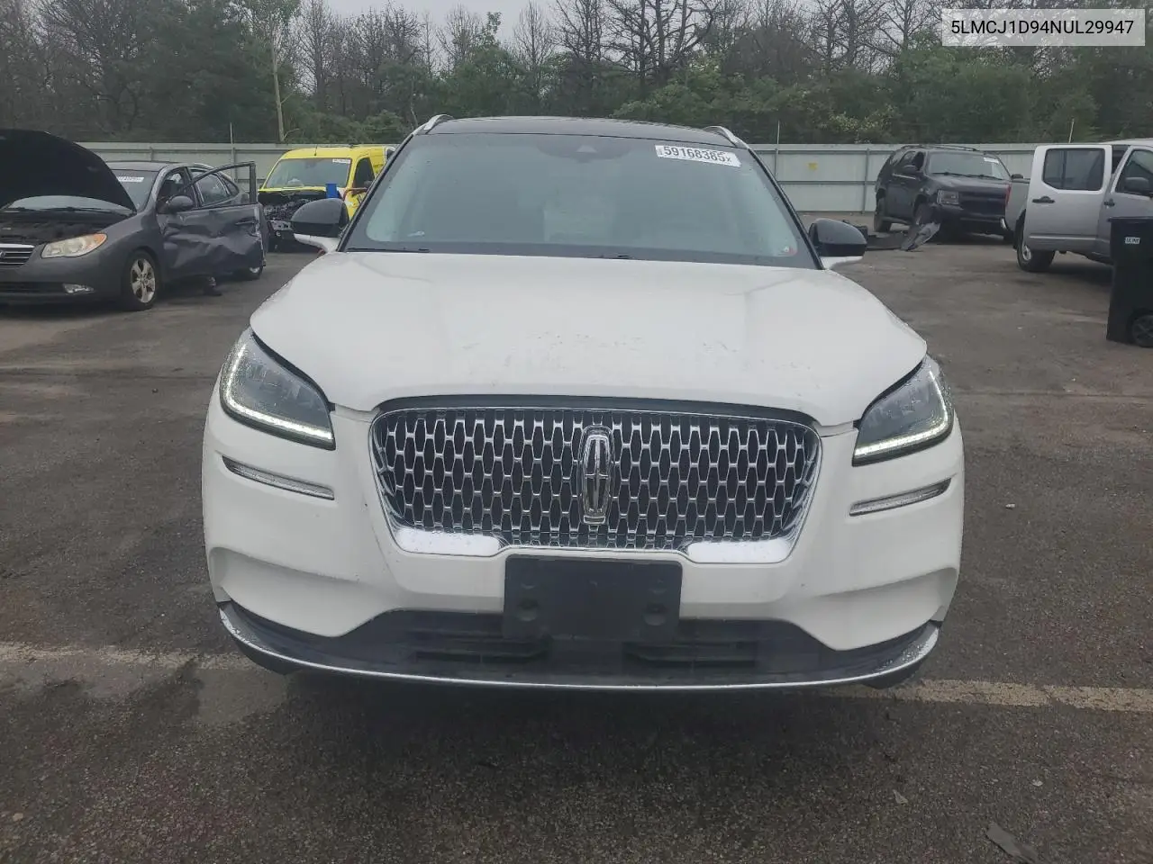 2022 Lincoln Corsair VIN: 5LMCJ1D94NUL29947 Lot: 59168385