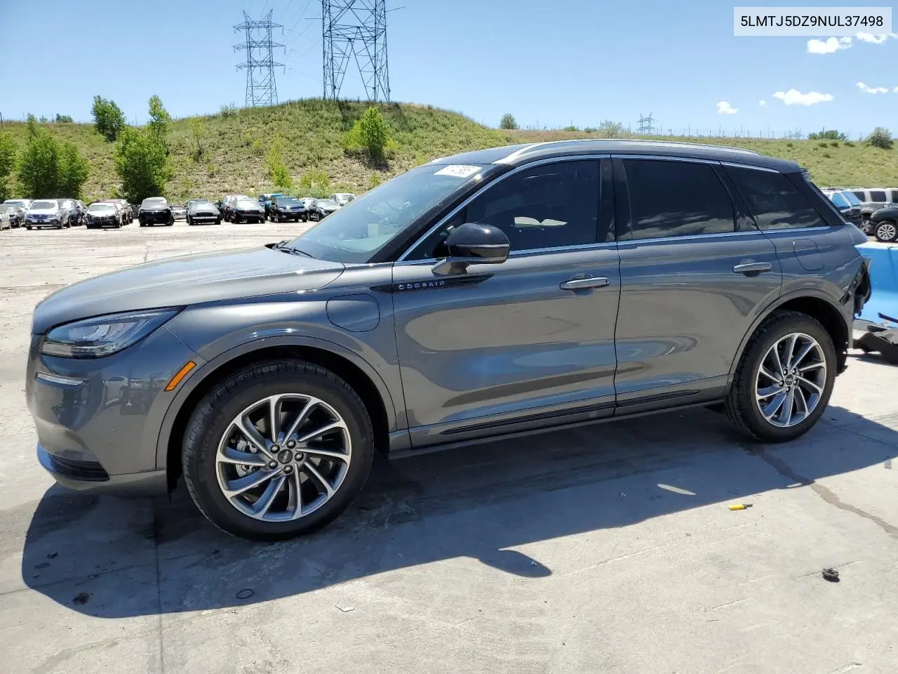 2022 Lincoln Corsair Grand Touring VIN: 5LMTJ5DZ9NUL37498 Lot: 61747985