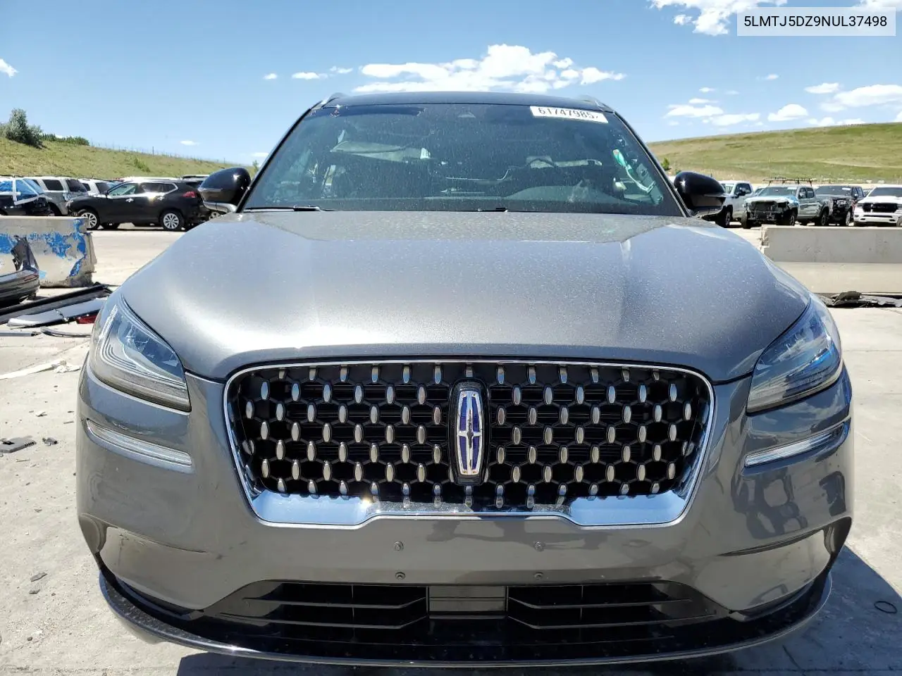 2022 Lincoln Corsair Grand Touring VIN: 5LMTJ5DZ9NUL37498 Lot: 61747985