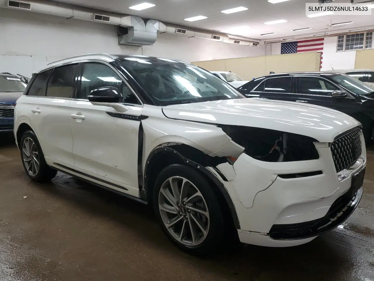 2022 Lincoln Corsair Grand Touring VIN: 5LMTJ5DZ6NUL14633 Lot: 62179235