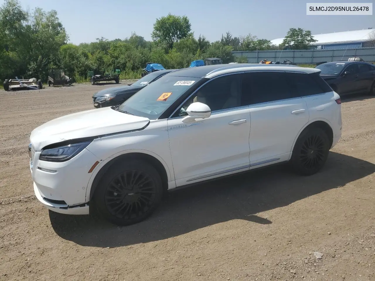 2022 Lincoln Corsair Reserve VIN: 5LMCJ2D95NUL26478 Lot: 65136045