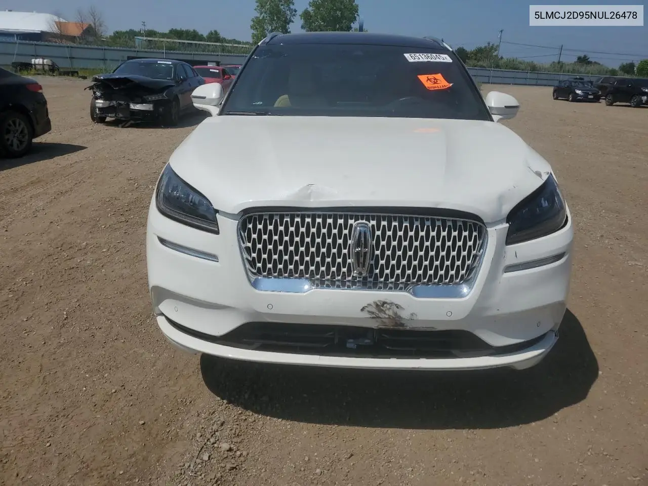 2022 Lincoln Corsair Reserve VIN: 5LMCJ2D95NUL26478 Lot: 65136045