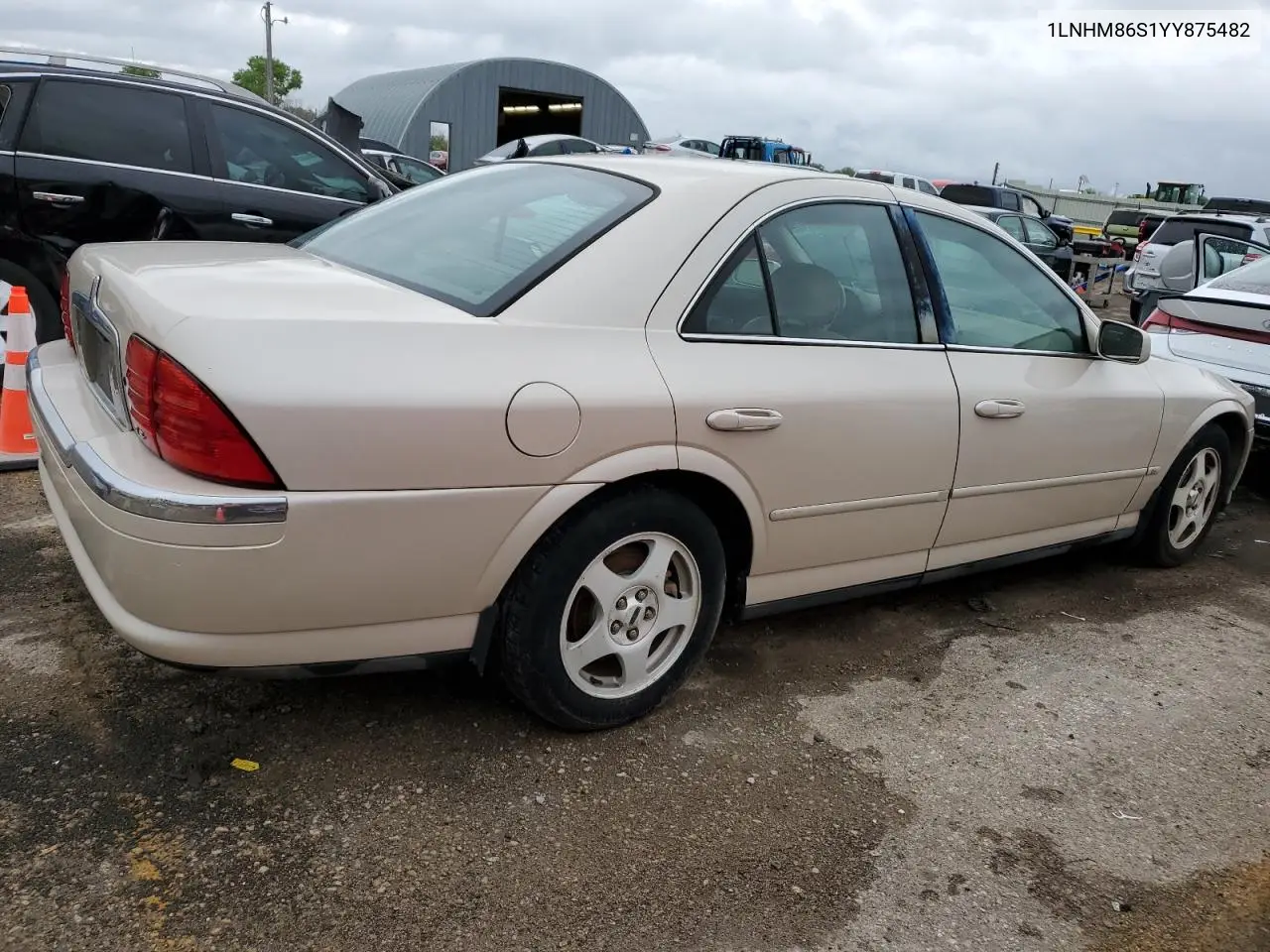 2000 Lincoln Ls VIN: 1LNHM86S1YY875482 Lot: 55092185