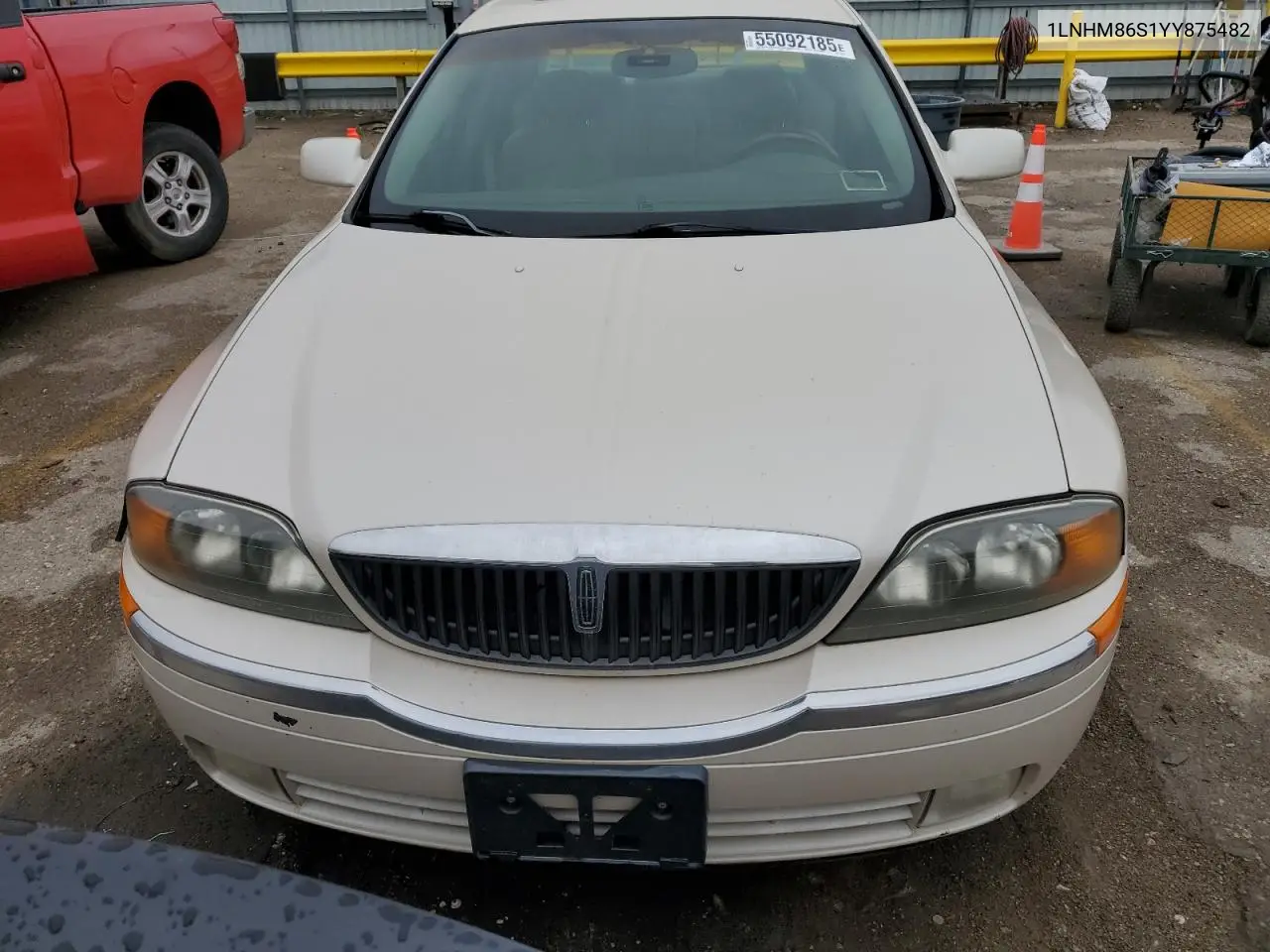 2000 Lincoln Ls VIN: 1LNHM86S1YY875482 Lot: 55092185