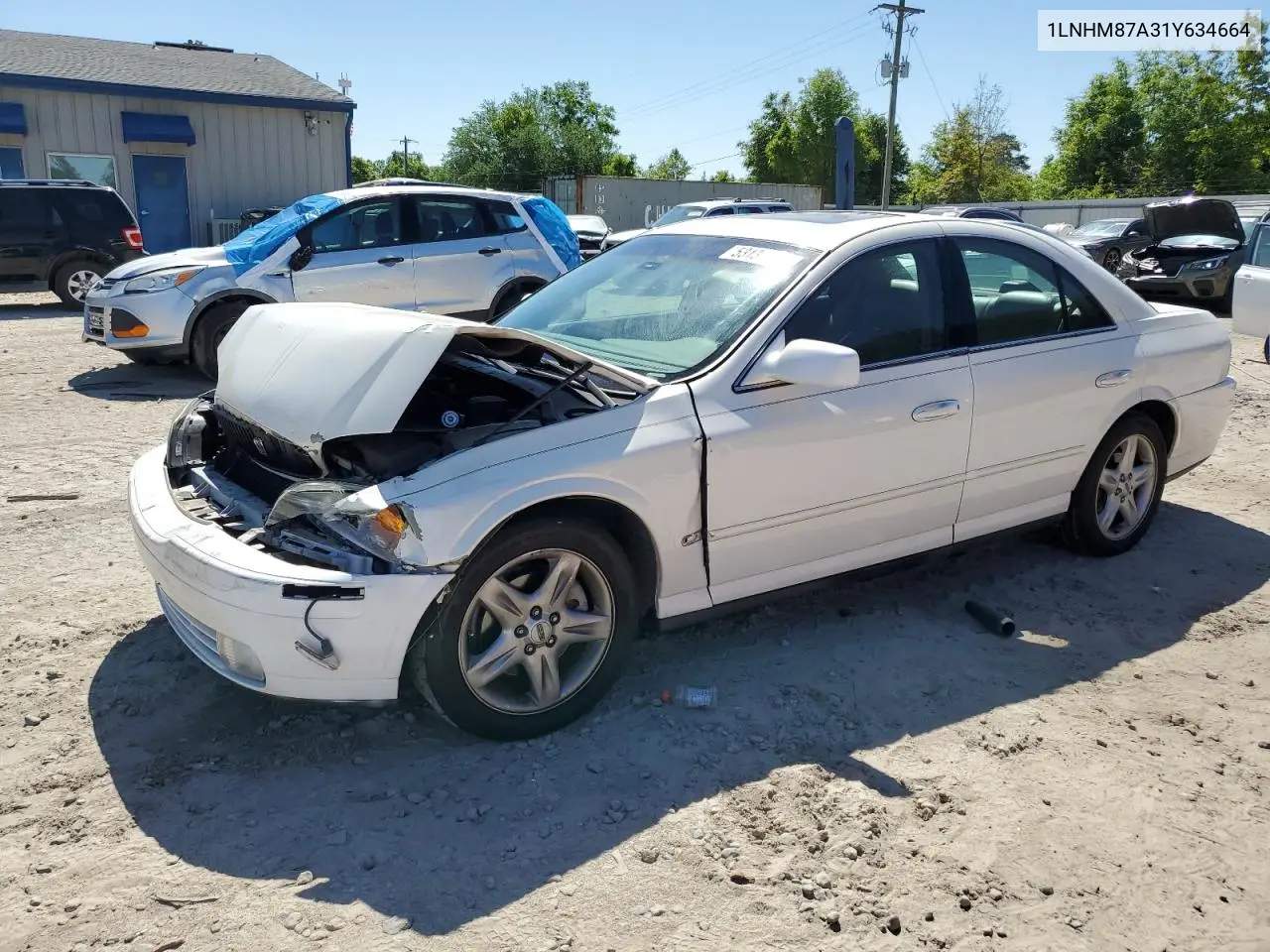 2001 Lincoln Ls VIN: 1LNHM87A31Y634664 Lot: 53137475