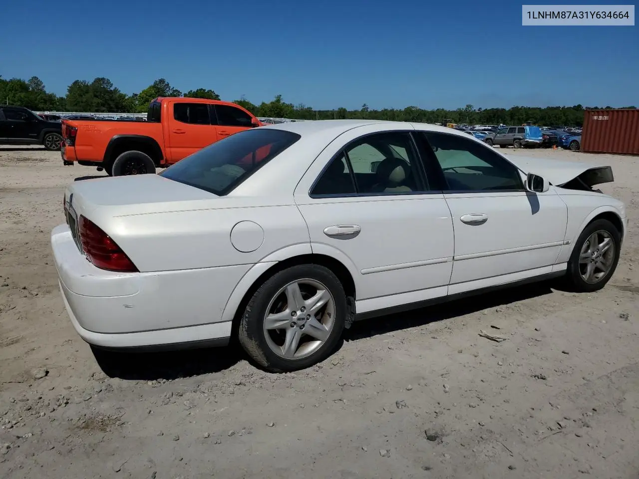 2001 Lincoln Ls VIN: 1LNHM87A31Y634664 Lot: 53137475