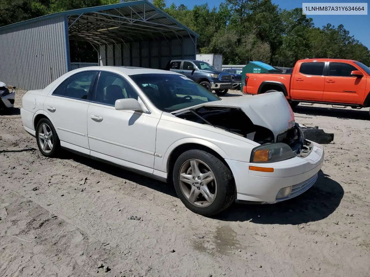 2001 Lincoln Ls VIN: 1LNHM87A31Y634664 Lot: 53137475